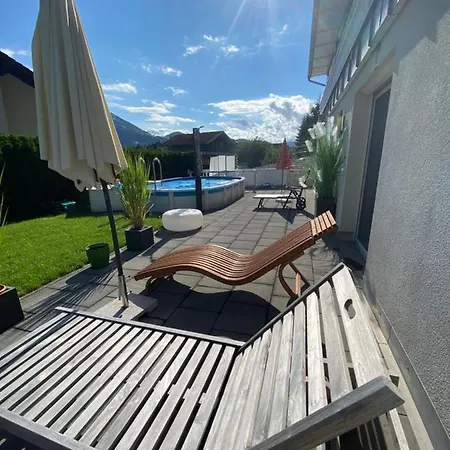 Modernes Alpenapartment Mit Sauna Wintergarten Und Pool 잘츠부르크