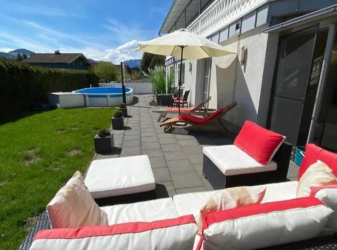 Modernes Alpenapartment Mit Sauna Wintergarten Und Pool شقة *