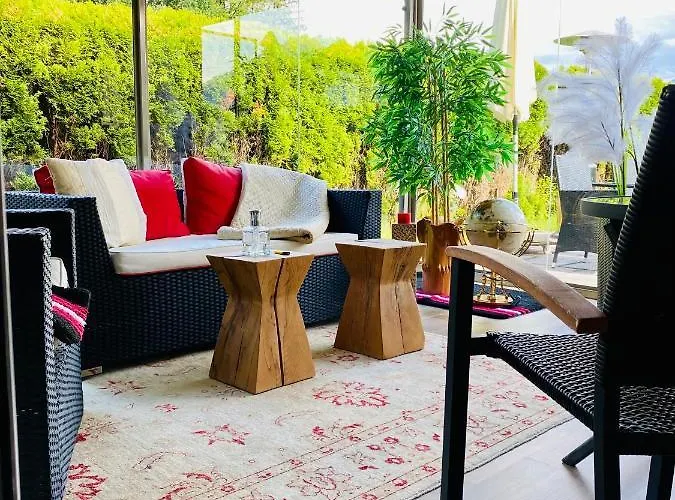 Daire Modernes Alpenapartment Mit Sauna Wintergarten Und Pool Salzburg